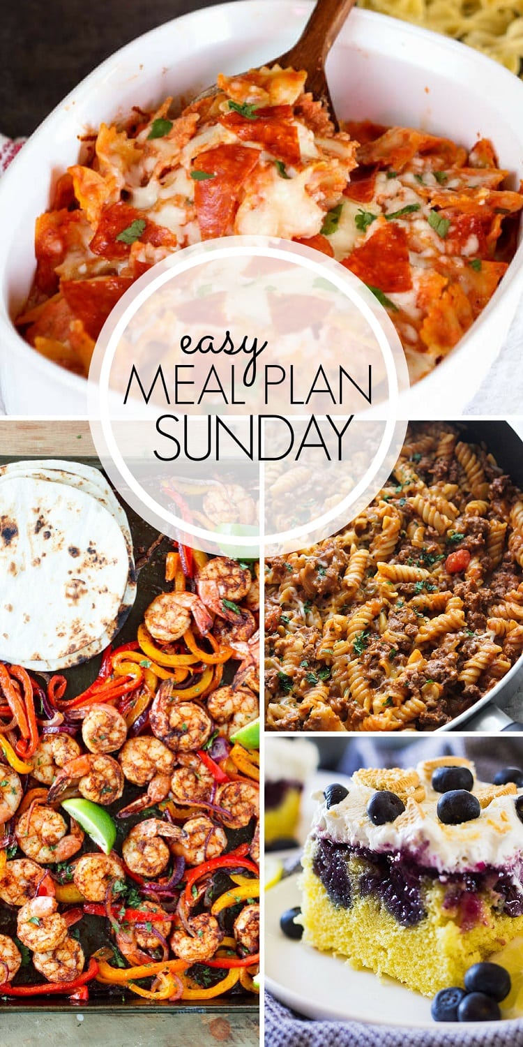 easy weekly meal plan 100 will cook for smiles