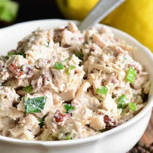 Lemon Pepper Rotisserie Chicken Salad - Will Cook For Smiles