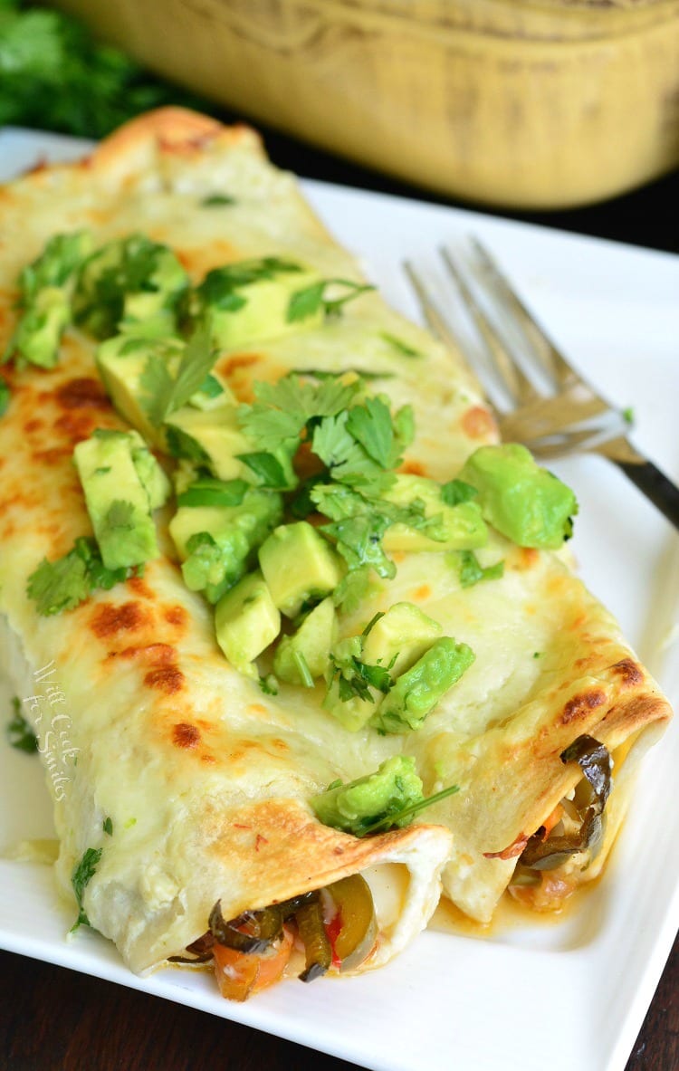 Cheesy Vegetable Enchiladas Will Cook For Smiles