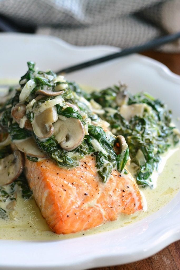 Salmon Florentine Recipe Healthy and Easy Salmon Dinner