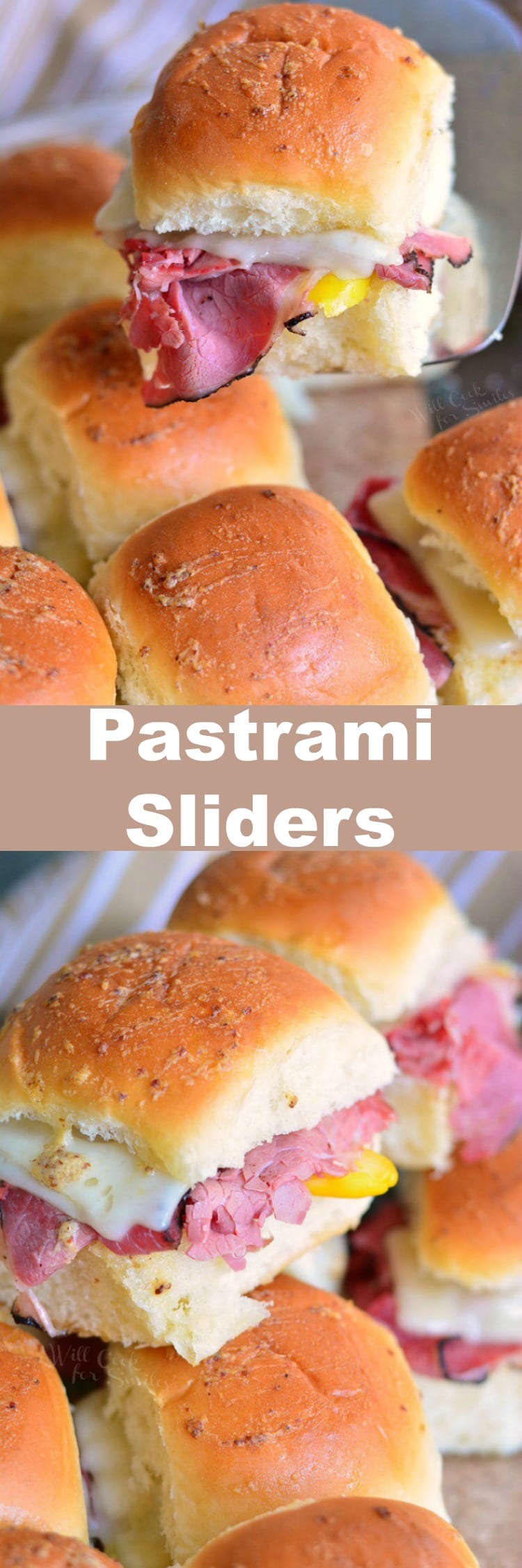 Hot Pastrami Sliders collage 