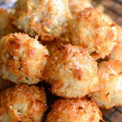 Salted Cashew Coconut Macaroons - Will Cook For Smiles