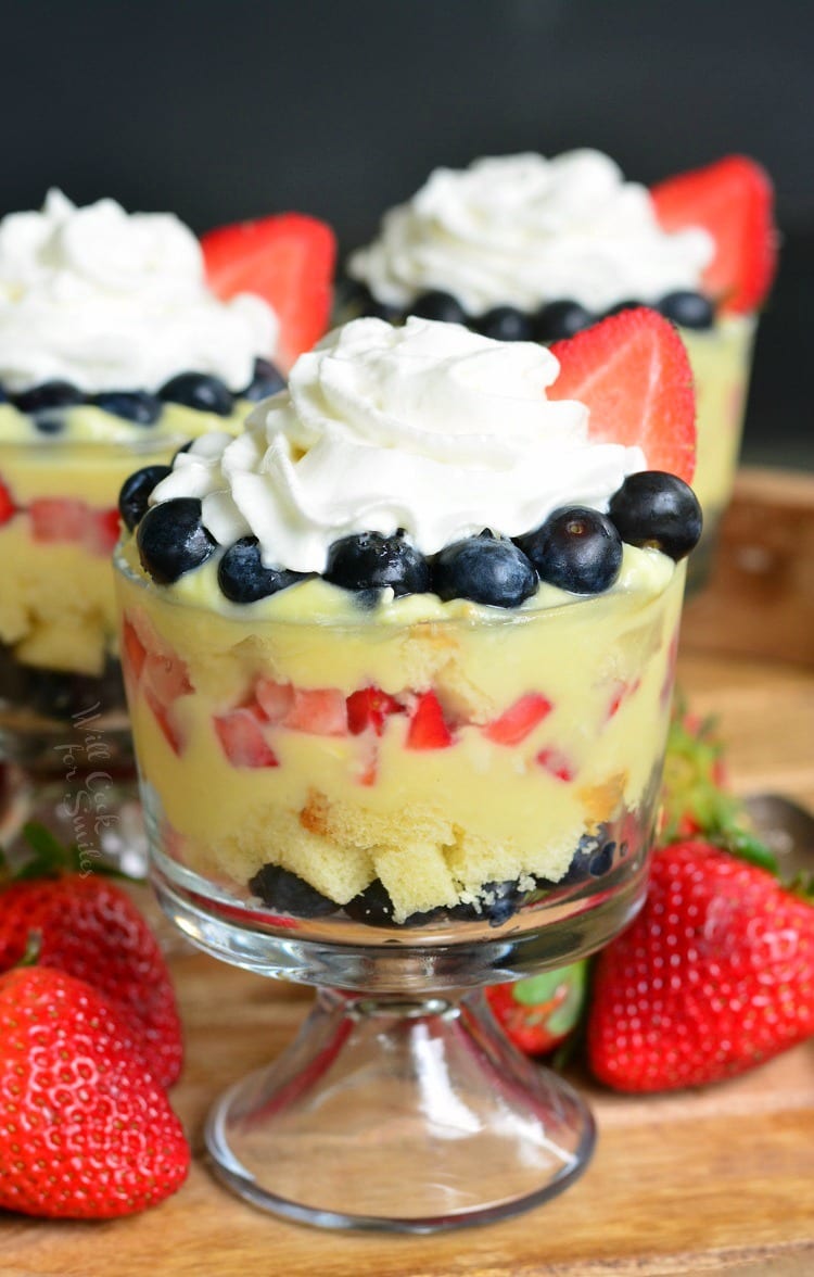 Easy Coconut Berry Trifle SIMPLE summer trifle dessert and requires no baking time Delicious