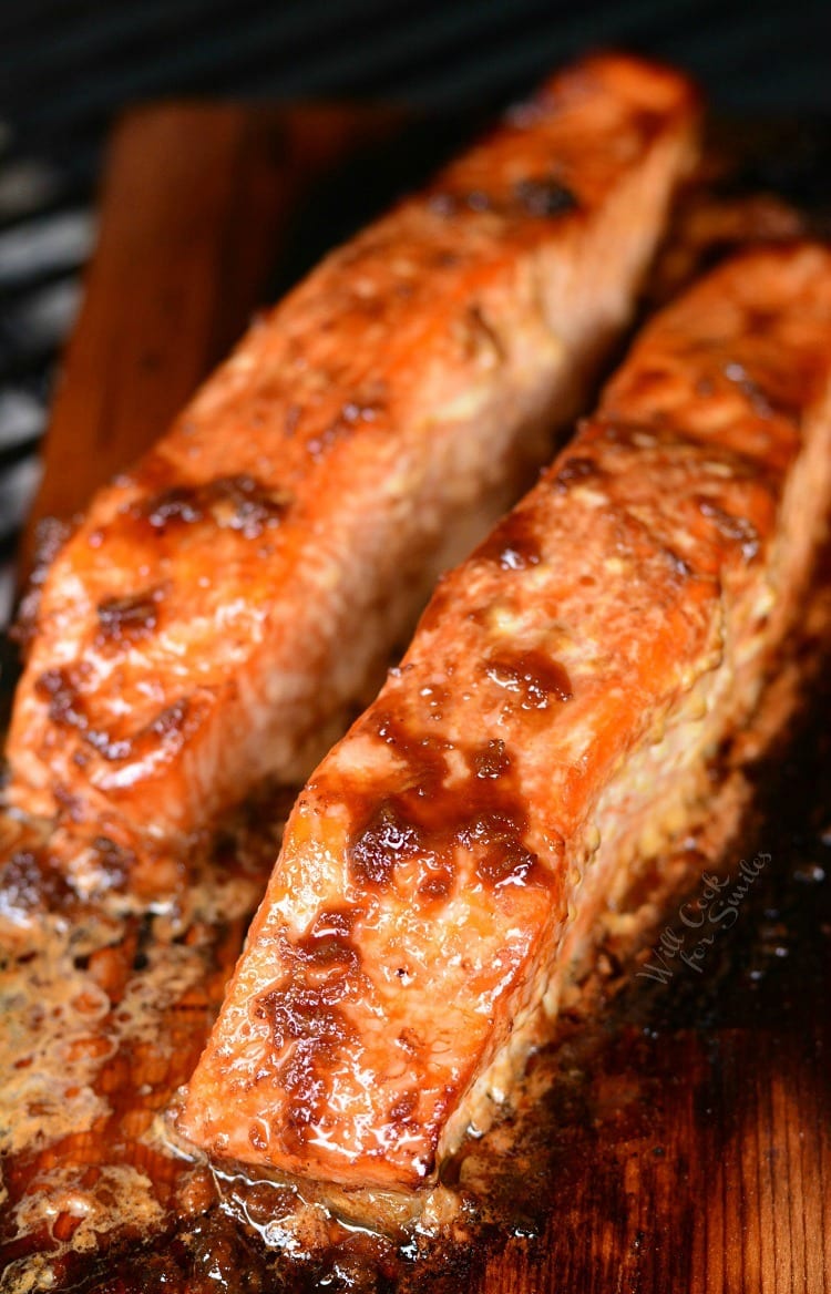 Honey Ginger Cedar Plank Salmon Will Cook For Smiles Best Recipe