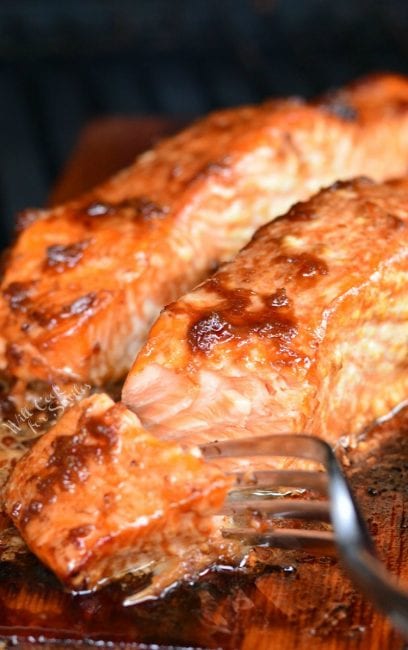 Honey Ginger Cedar Plank Salmon - Will Cook For Smiles