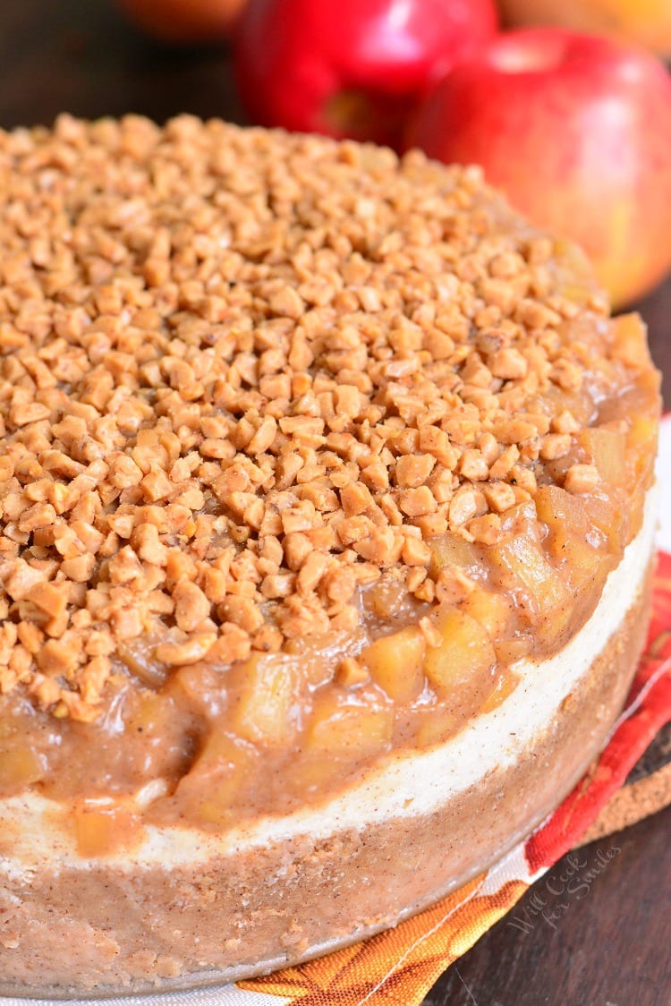 Apple Pie Cheesecake. 