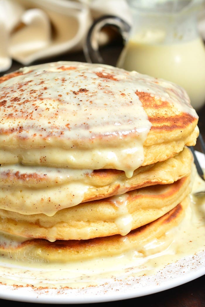 Eggnog Pancakes