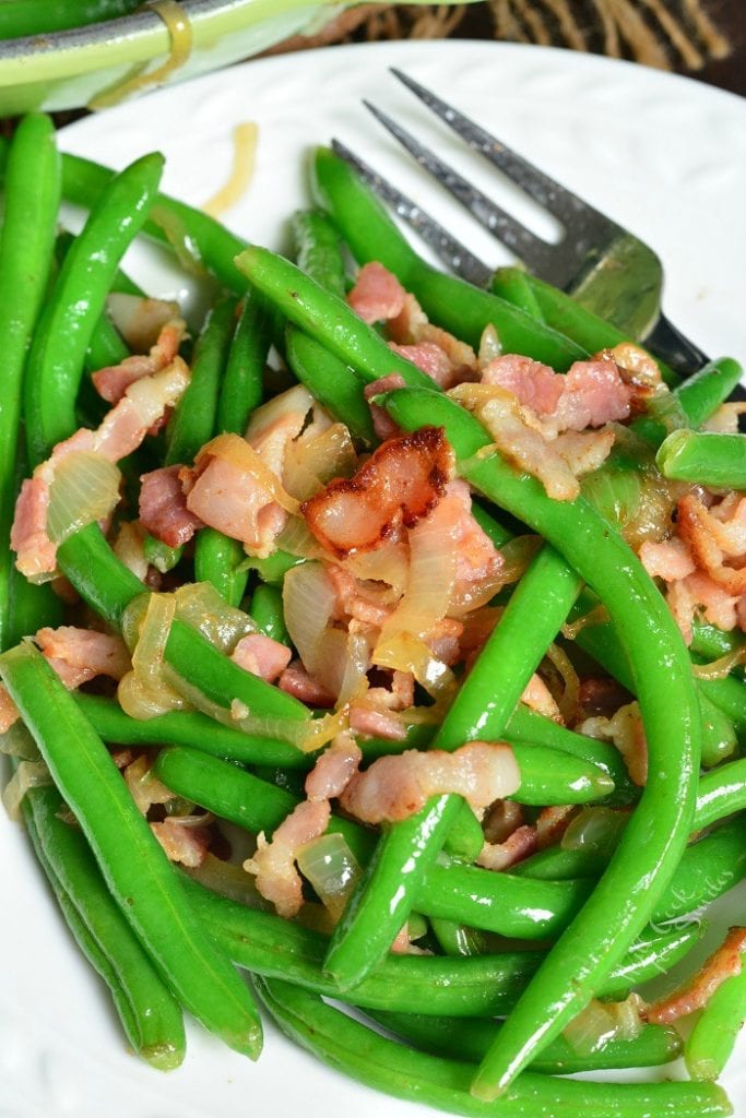 Green Beans with Bacon and Onions Will Cook For Smiles