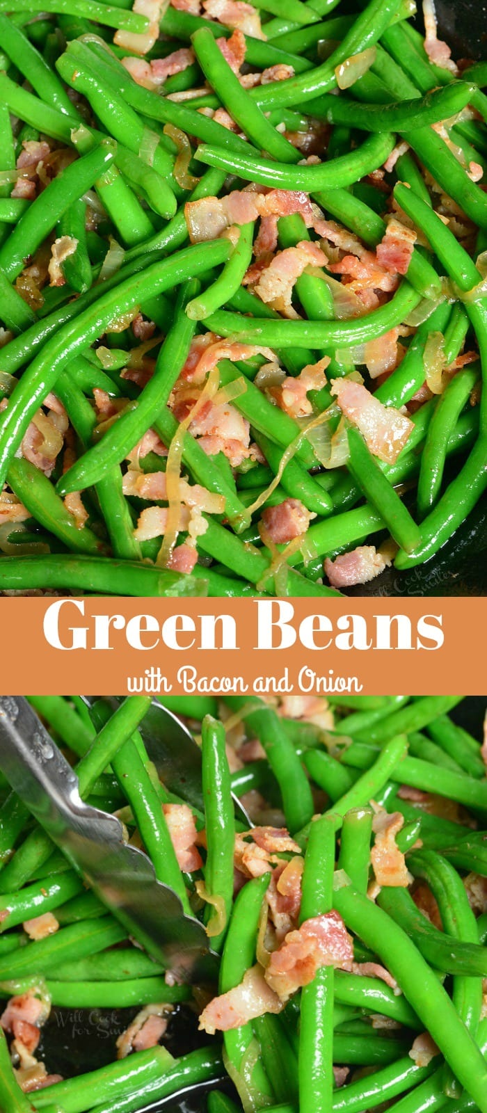 Green Beans with Bacon and Onion collage 