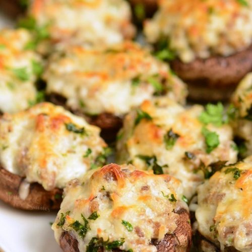 Sausage Stuffed Mushrooms Will Cook For Smiles
