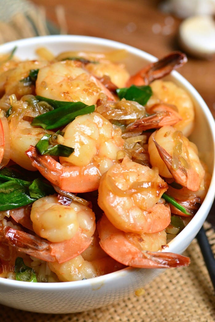 Garlic Shrimp Rice Bowl