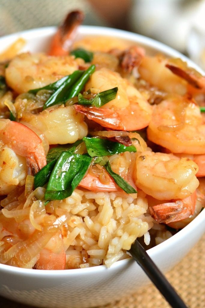 Garlic Shrimp Rice Bowl Will Cook For Smiles