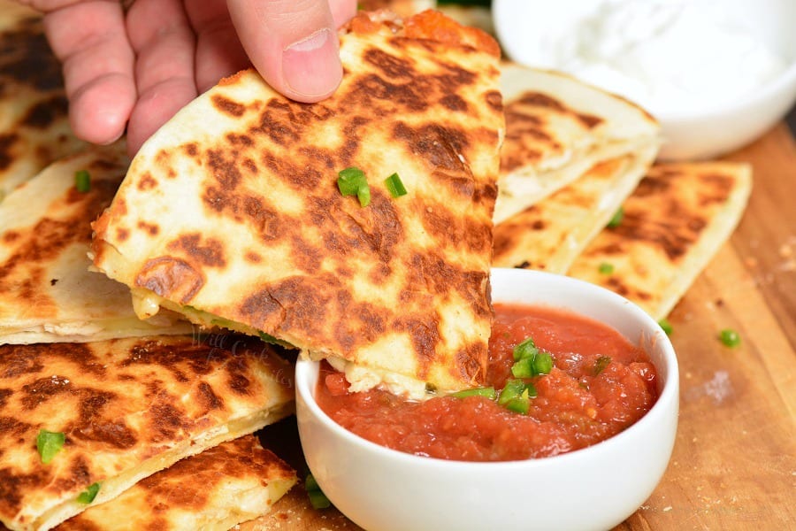 Jalapeno Popper Chicken Quesadillas Will Cook For Smiles