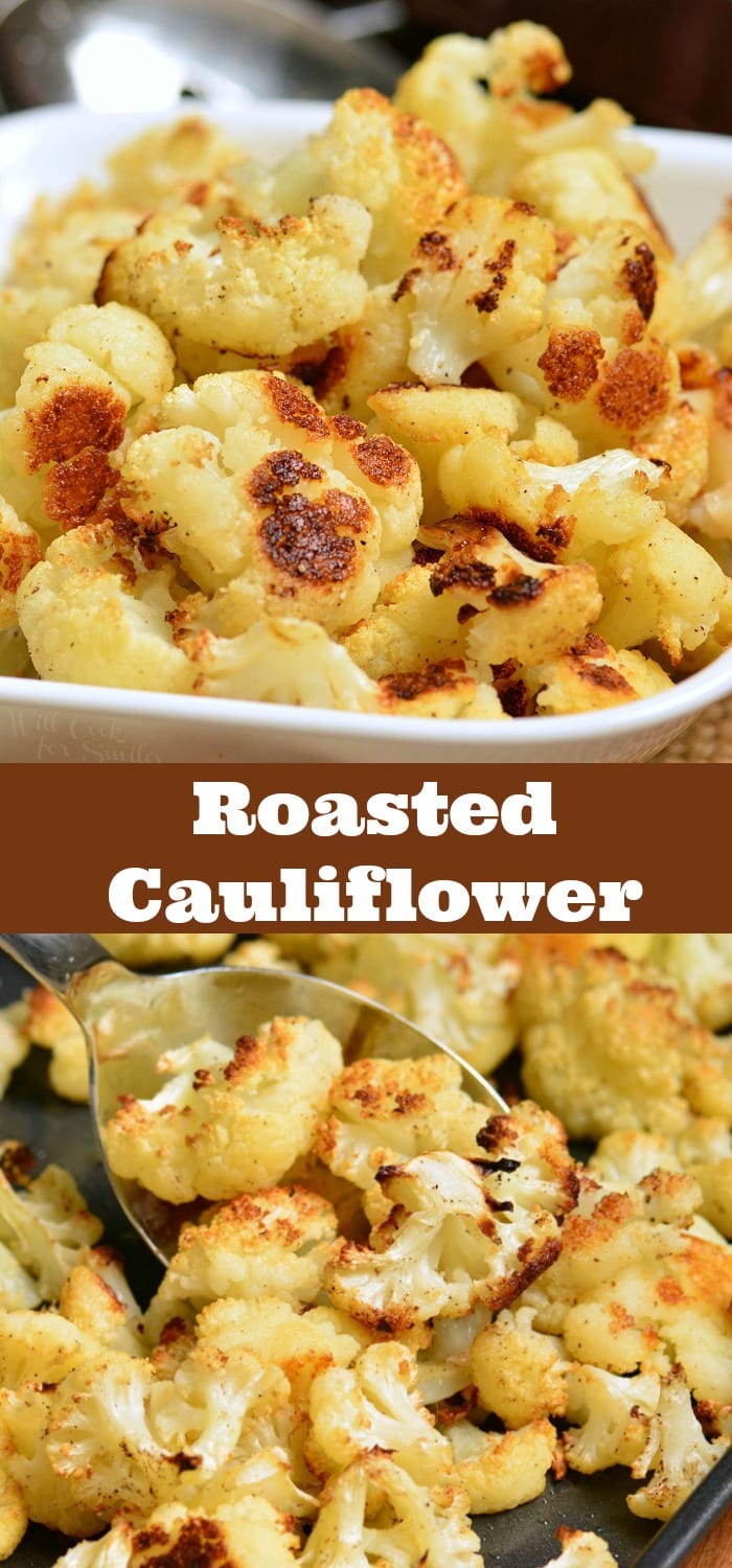 Roasted cauliflower collage 