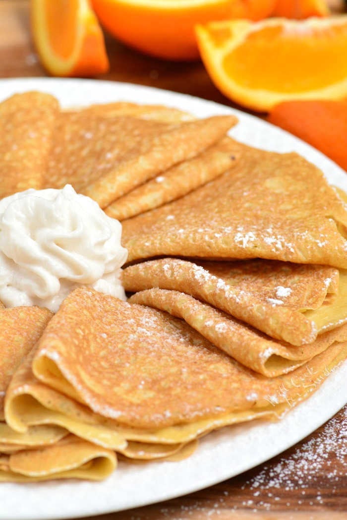 Crepe Recipe. Crepe are delicately soft with a little crunch on the ends. Learn how to make these soft and buttery classic Crepes in no time and a few simple ingredients. #crepes #breakfast #dessert #crepesrecipe
