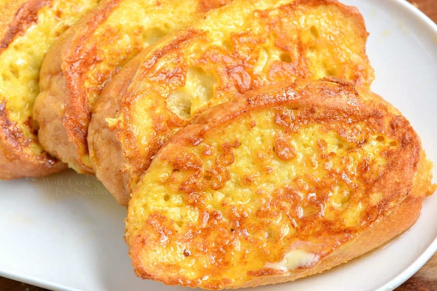 French Toast with French Baguette