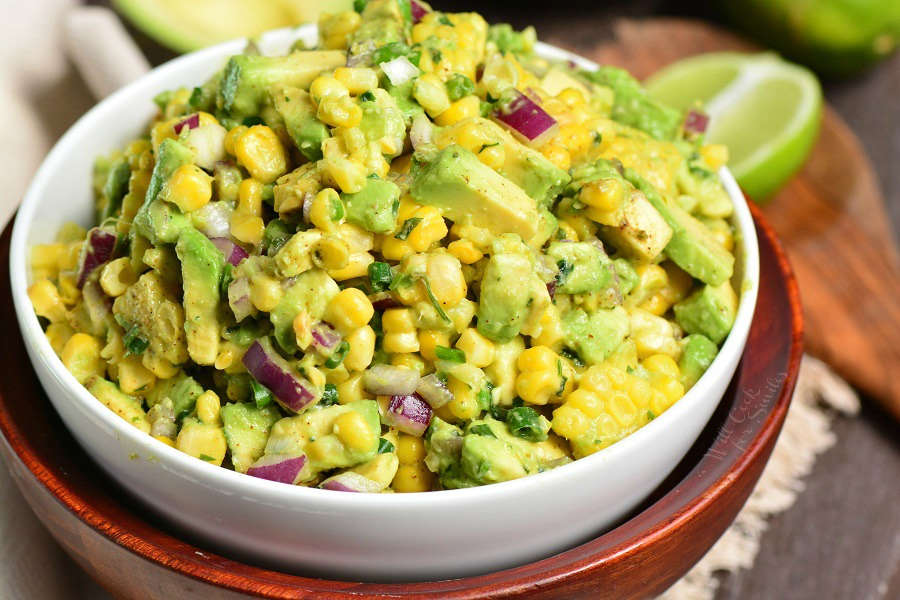 Avocado Salad in a serving bowl 