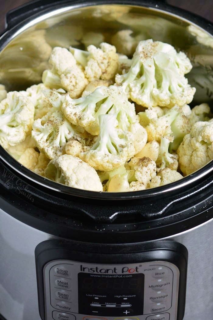 Cooking cauliflower in Instant Pot 