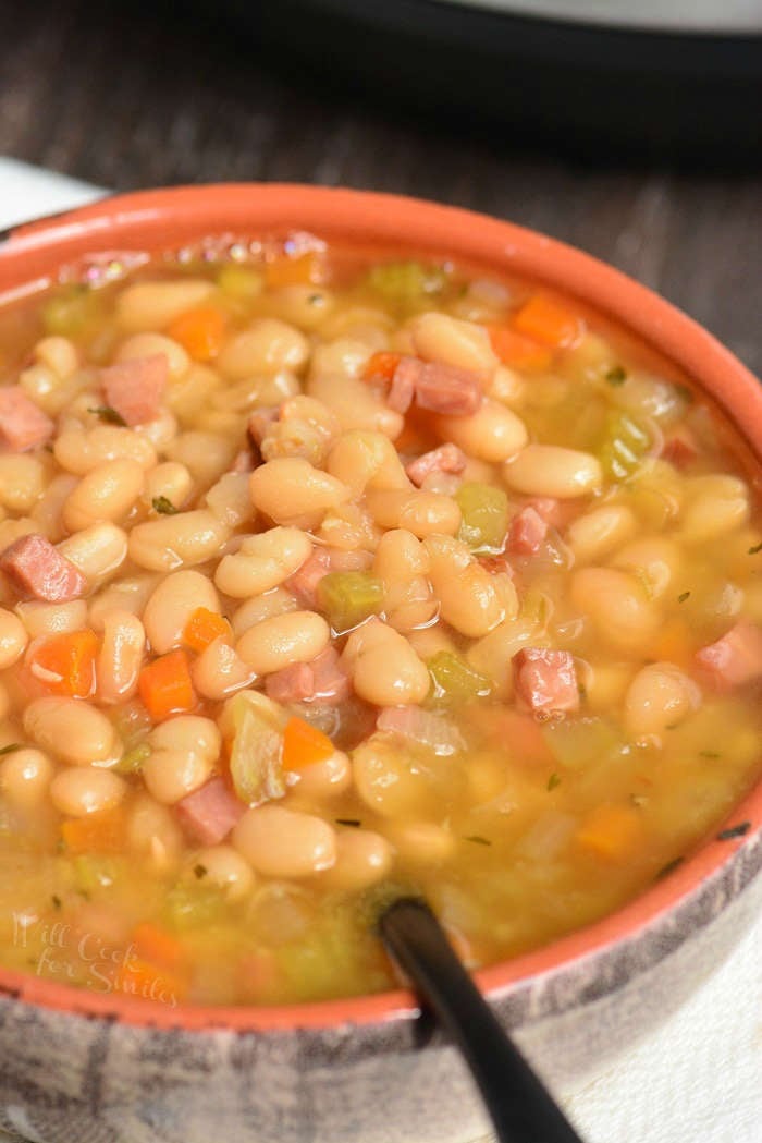 White Bean & Ham Soup / Ham and Bean Soup | Amazing White Bean and Ham ...