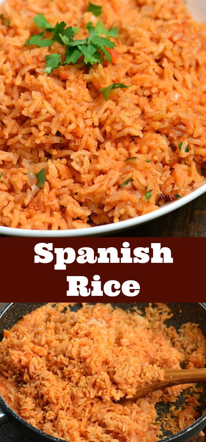 Spanish Rice (also called Mexican Rice) collage 