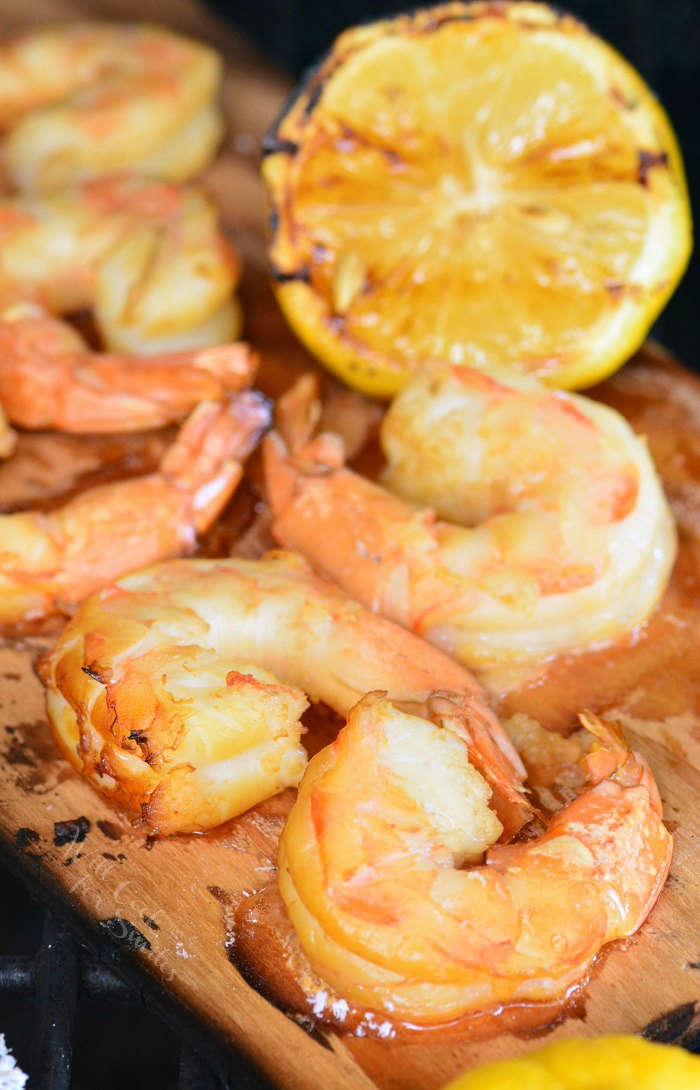 Grilled Shrimp on Cedar Plank