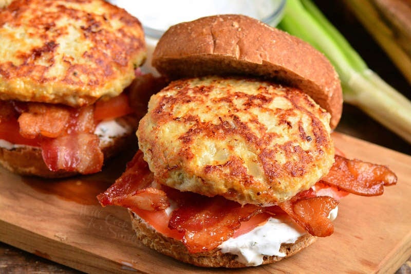 chicken burgers recipe