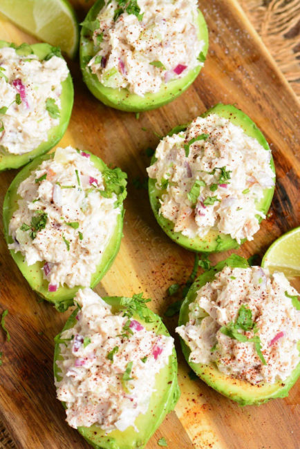 Chicken Salad Stuffed Avocado - Will Cook For Smiles