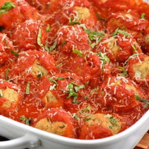 Italian Baked Chicken Meatballs Will Cook For Smiles