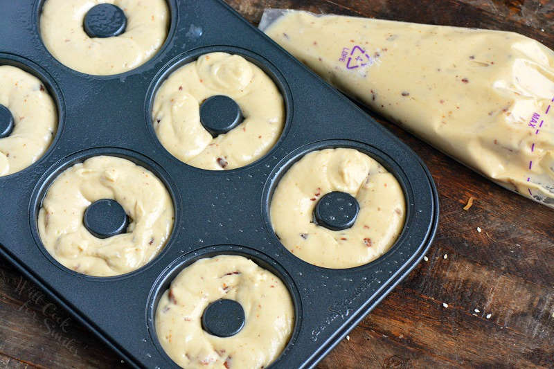 Donuts in a donut pan 