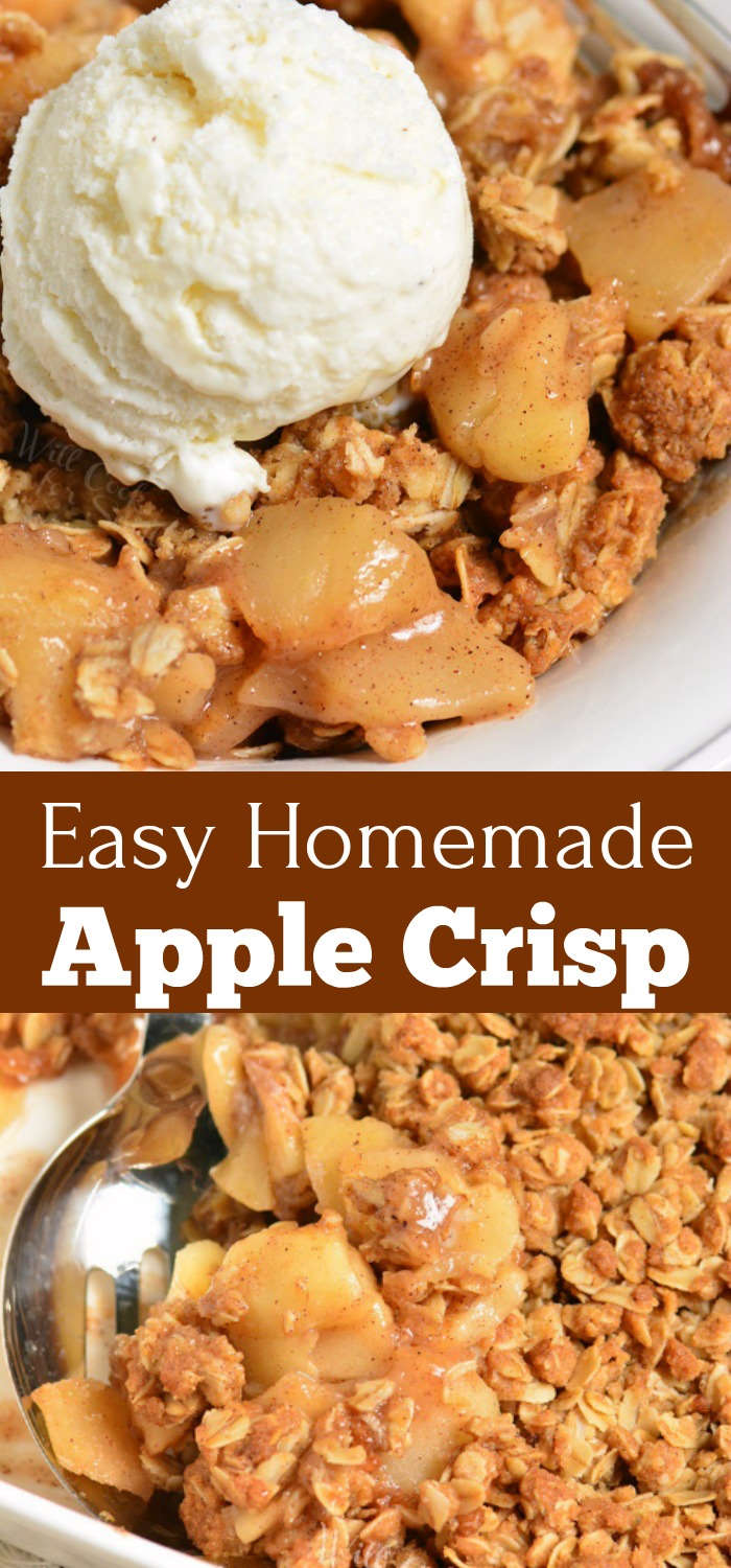 apple crisp collage