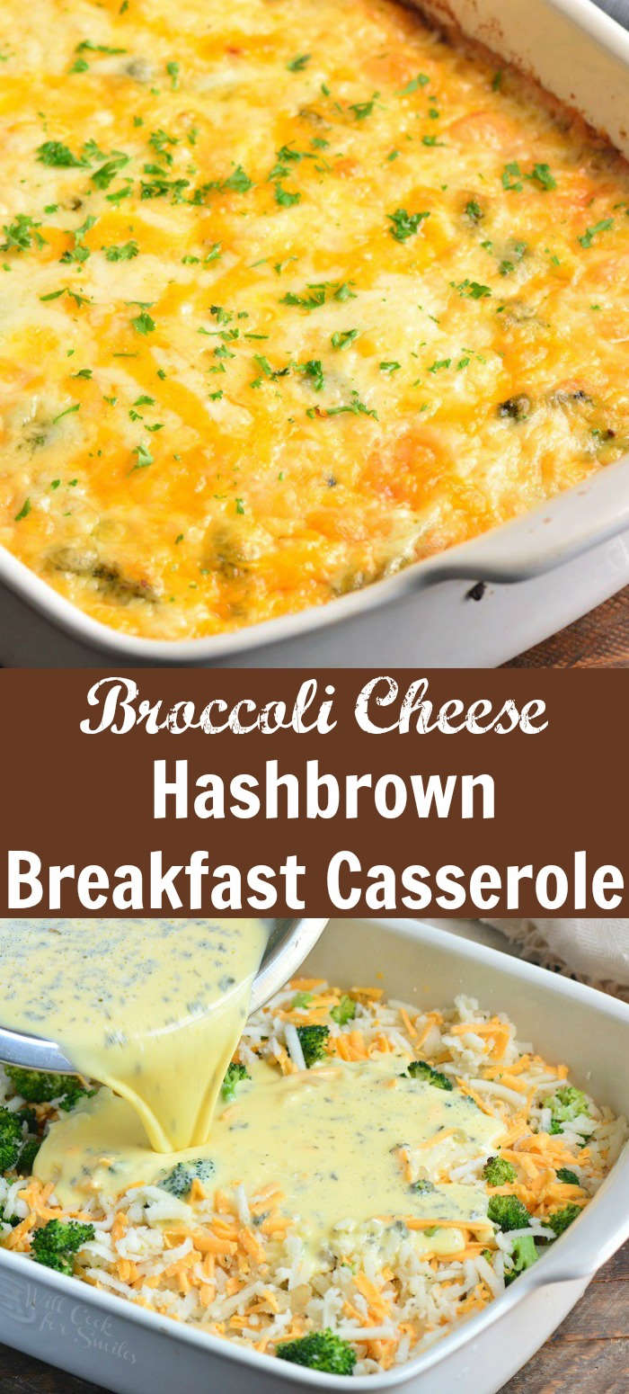 Hash Brown Breakfast Casserole collage