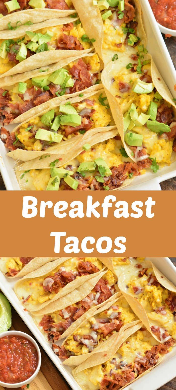 breakfast tacos collage