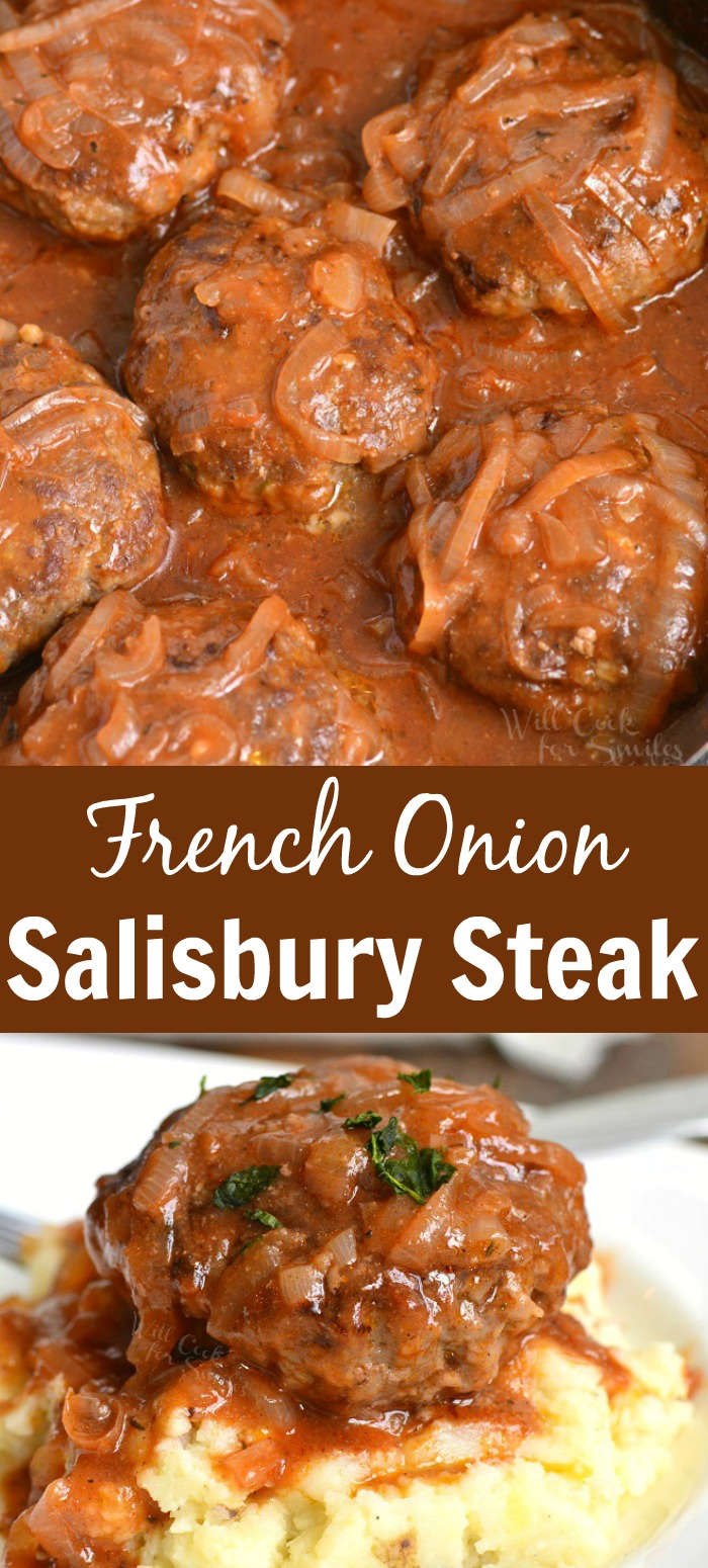 salisbury steak collage