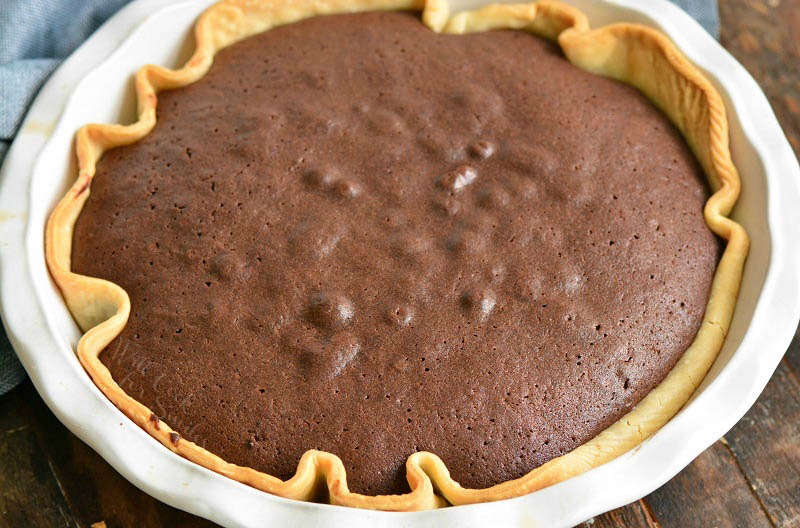 baked brownie pie