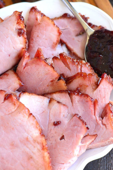 Baked Ham With Cherry Ham Glaze Will Cook For Smiles