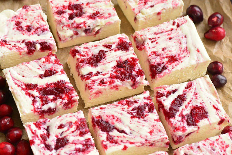 cranberry white chocolate fudge