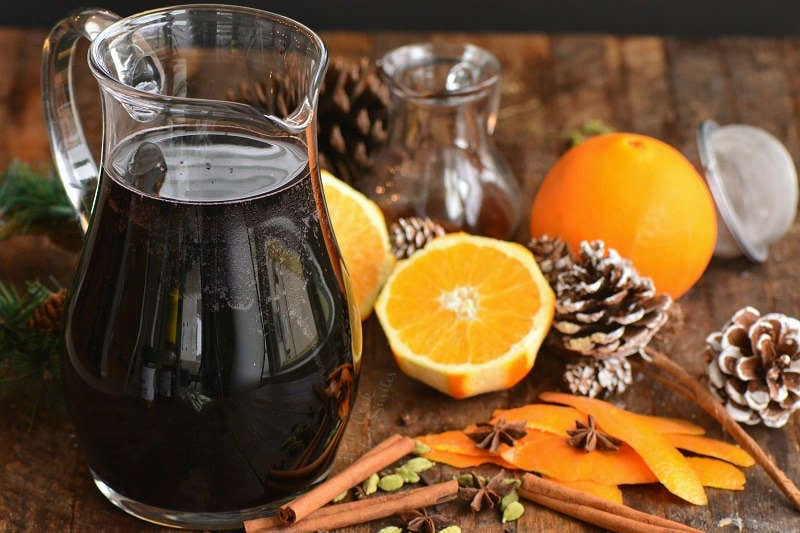 ingredients for mulled wine