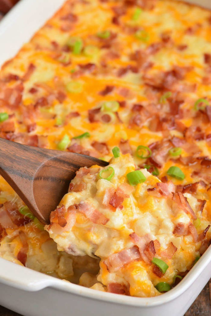 Loaded Cheesy Potato Casserole - Will Cook For Smiles