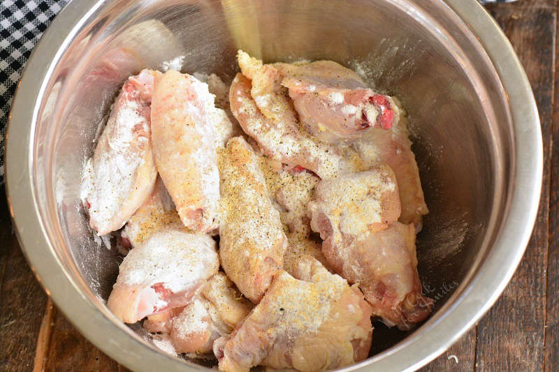 wings in a bowl