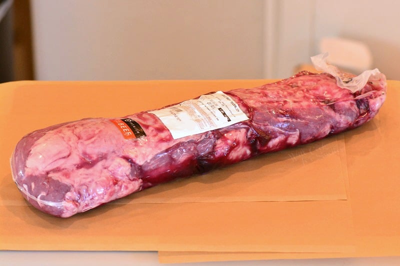 whole tenderloin in a package