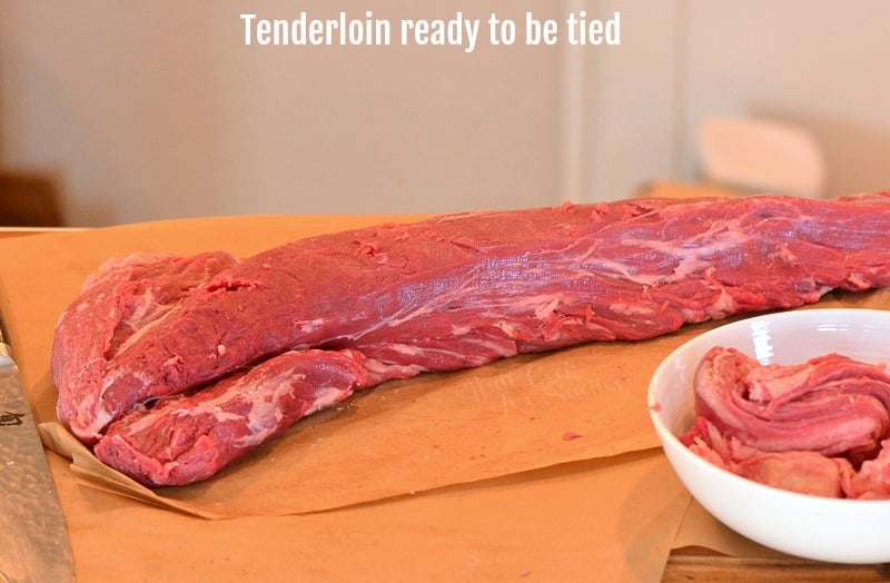 cleaned beef tenderloin