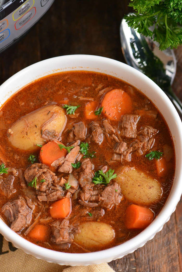 beef stew in a bowl