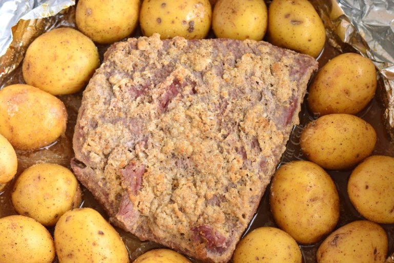 Oven Baked Corned Beef and Potatoes Will Cook For Smiles