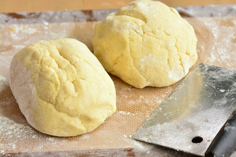 gnocchi dough in balls