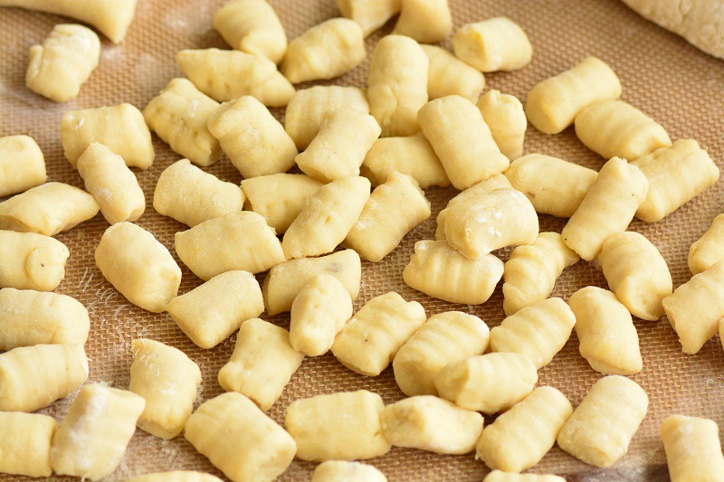 rolled gnocchi