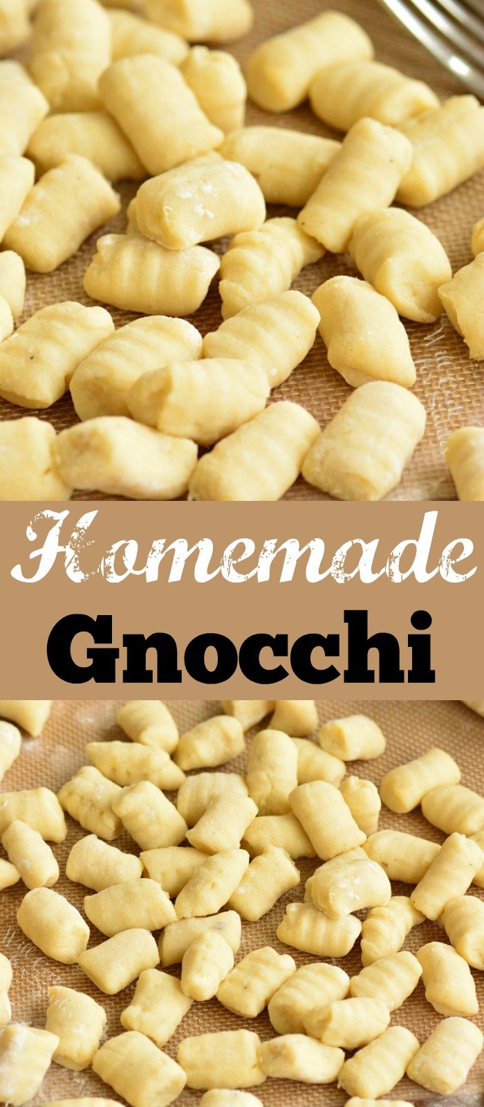 homemade gnocchi long collage