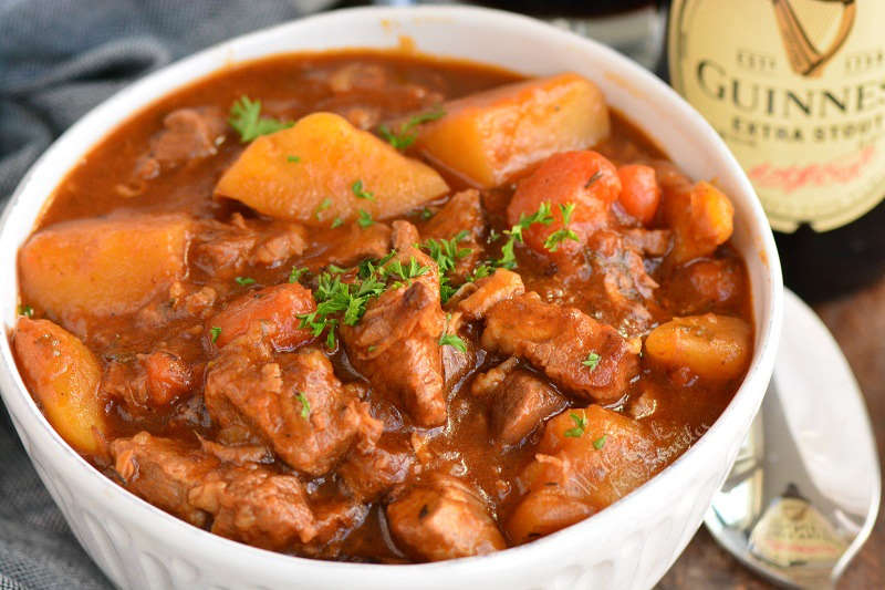 stew in a bowl horizontal view