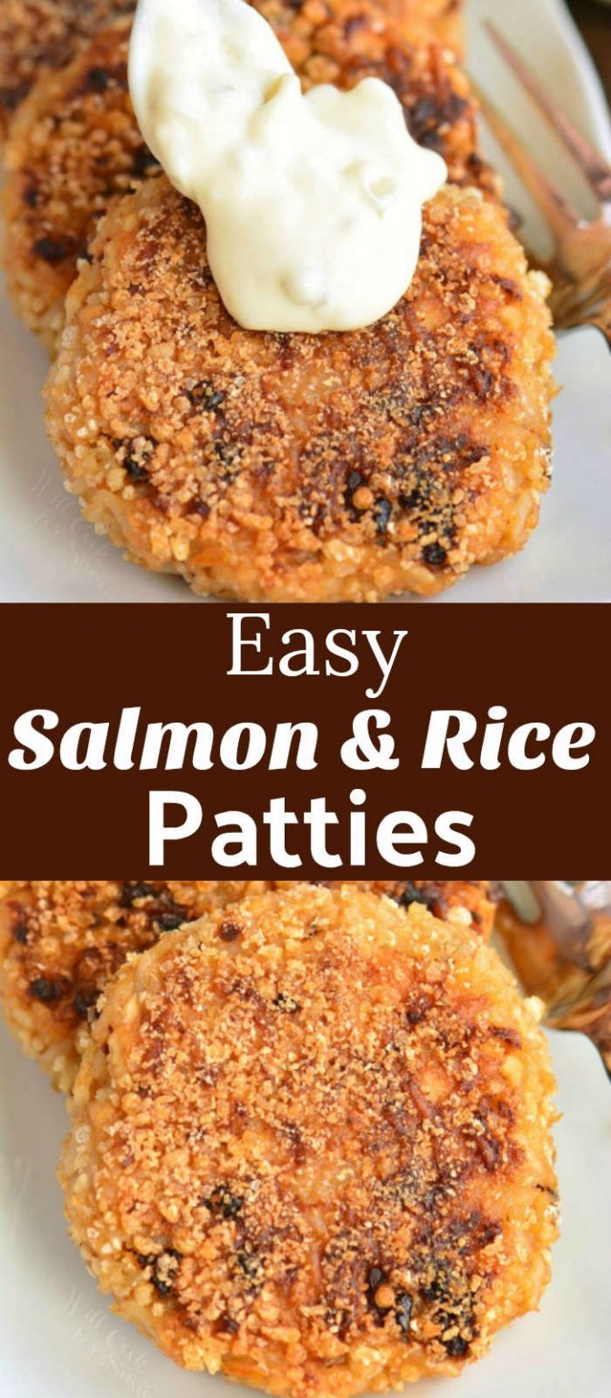 Salmon and Rice Patties Will Cook For Smiles