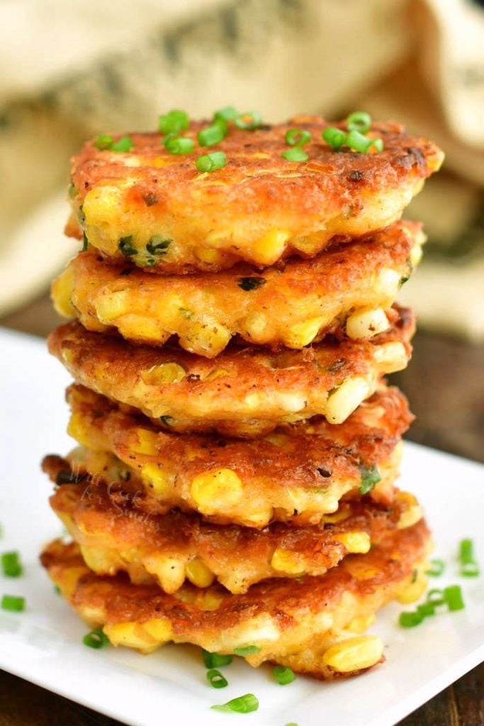 Easy Cheesy Corn Fritters Cheesy, Crispy Bites of Sweet and Savory