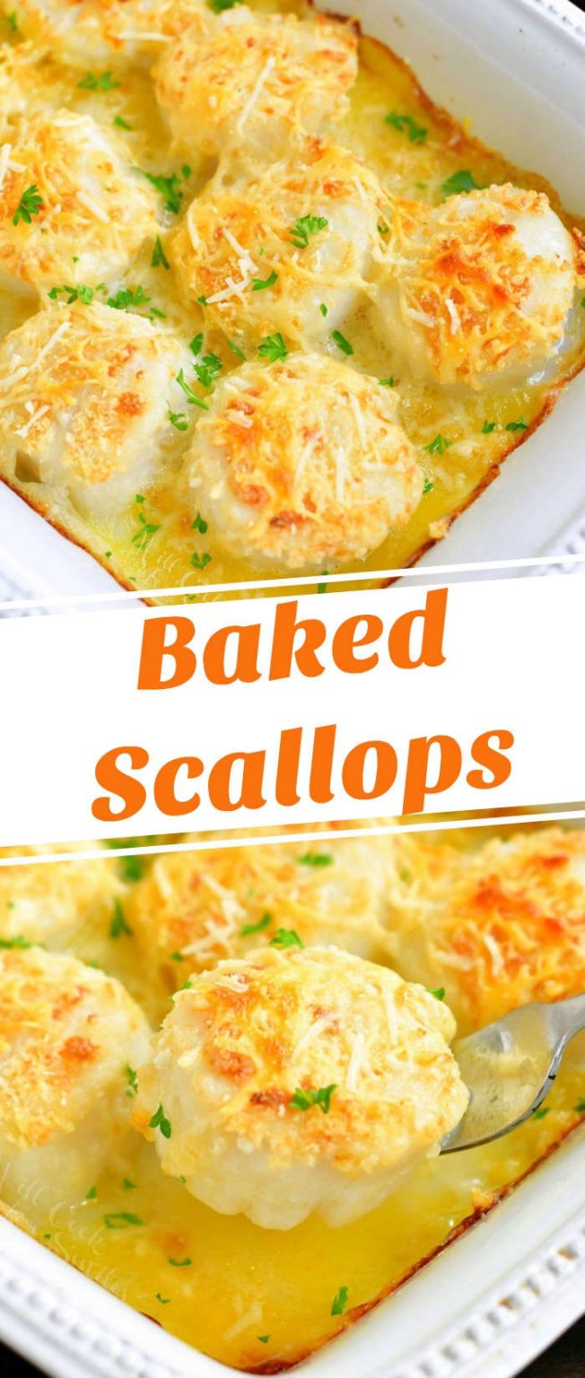 Baked Scallops Less Than 30 Minutes For Delicious Buttery Scallops